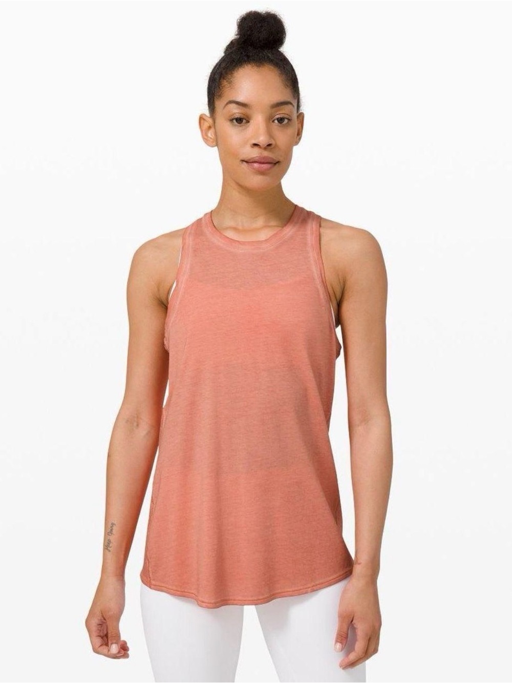 lululemon athletica Burnt Orange Racerback Tank